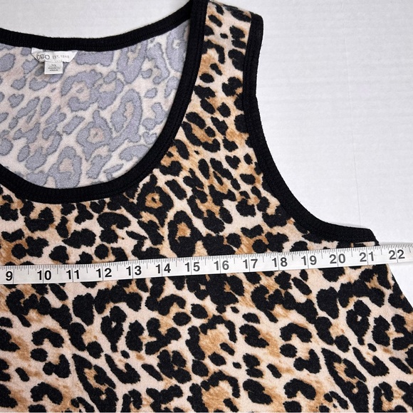 Cato XL Sleeveless Leopard Print Tank Top - Picture 5 of 8